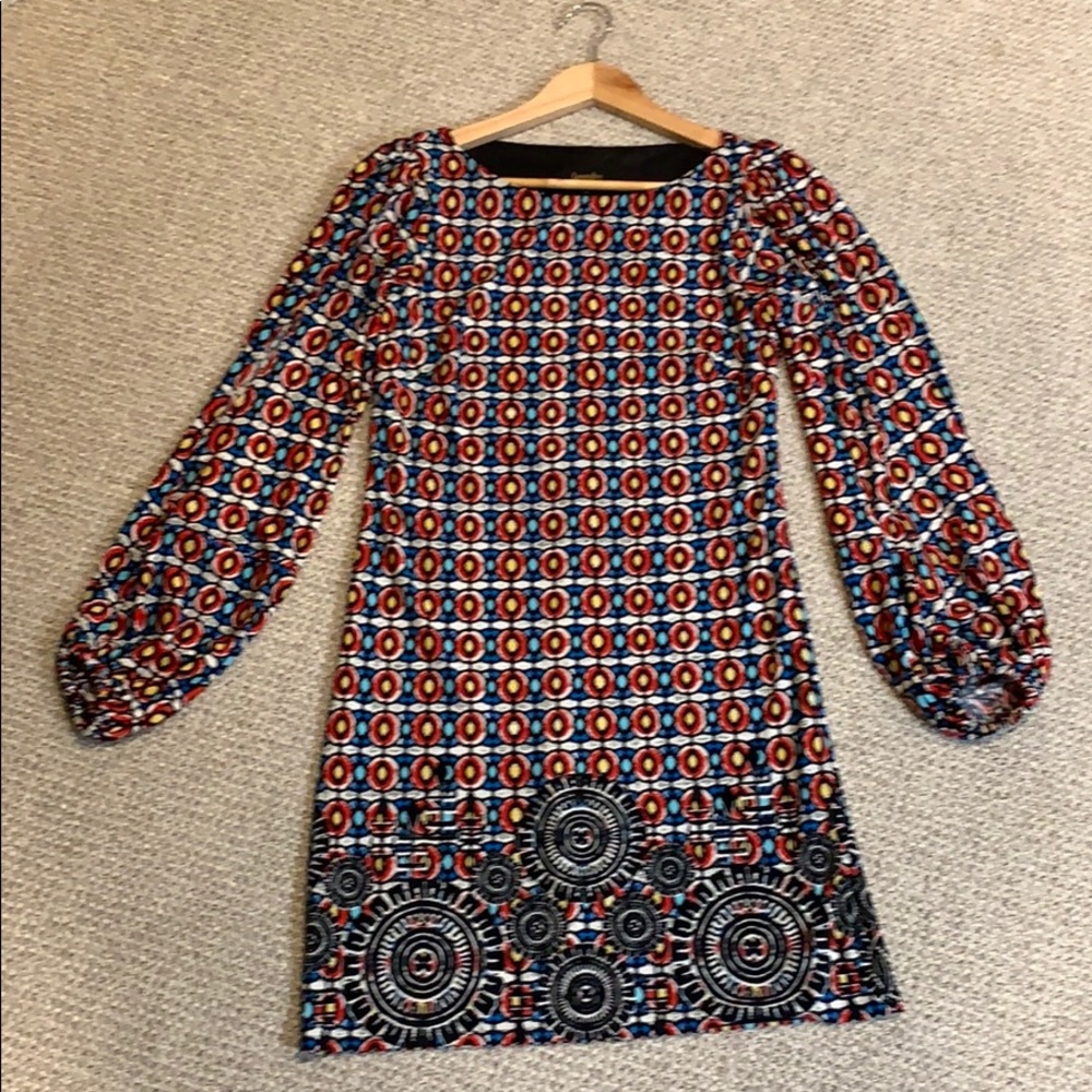 Laundry Shift Dress with Balloon Sleeves